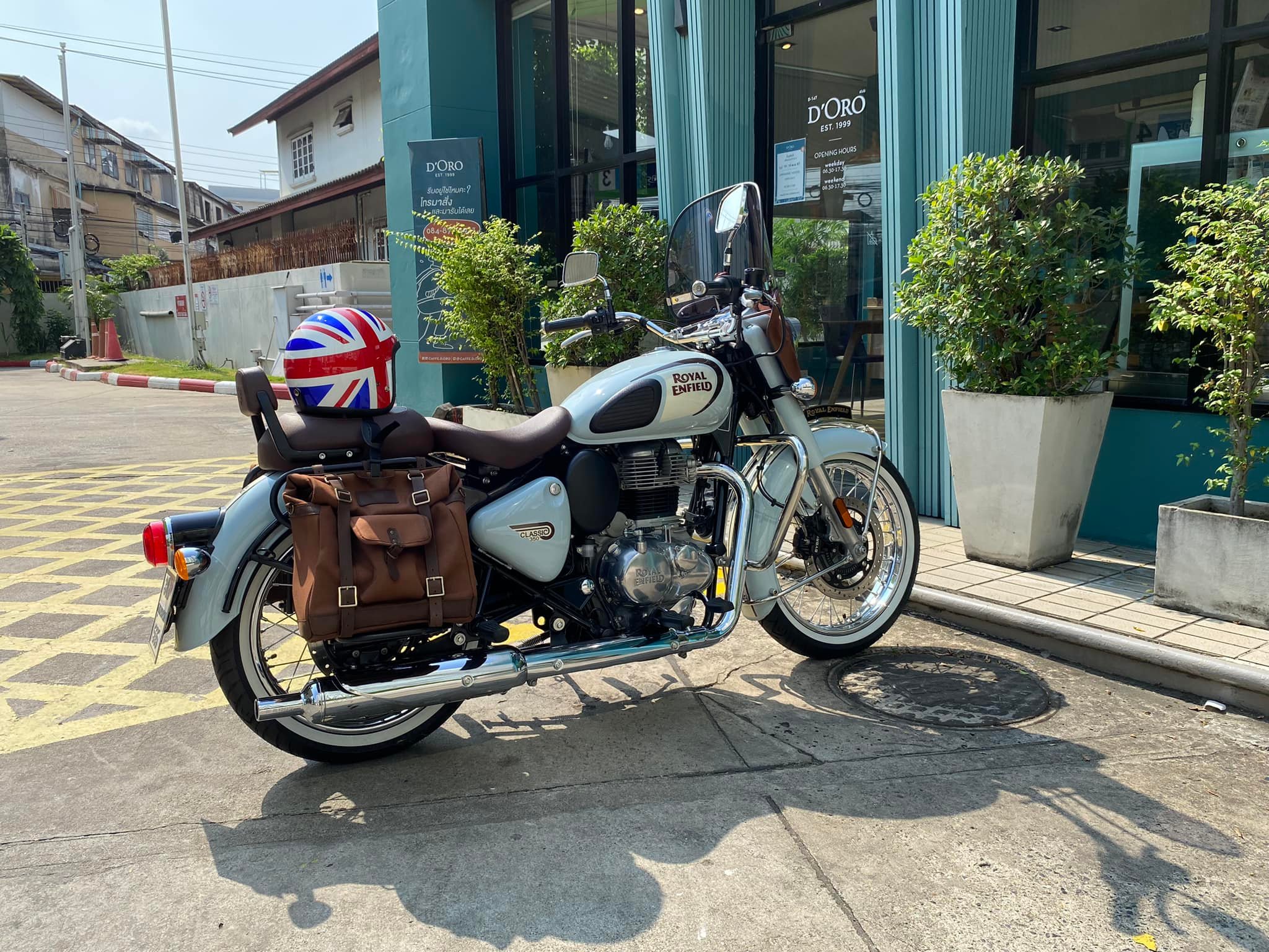 Check out the stock Royal Enfield transformation into a eye 