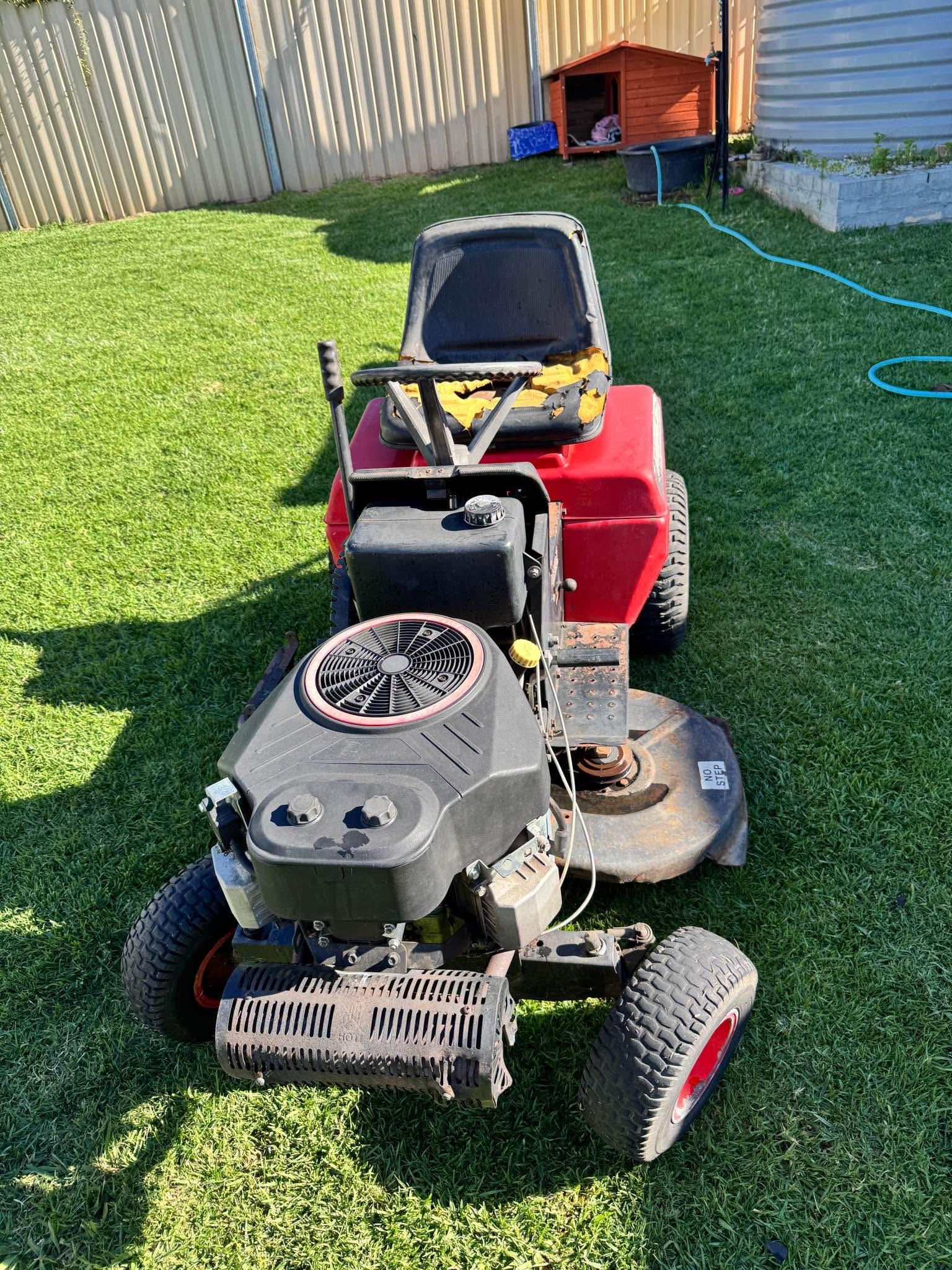 Rover rancher ride on mower with 2cyl engine 24.5hp - Lawn Mowers ...