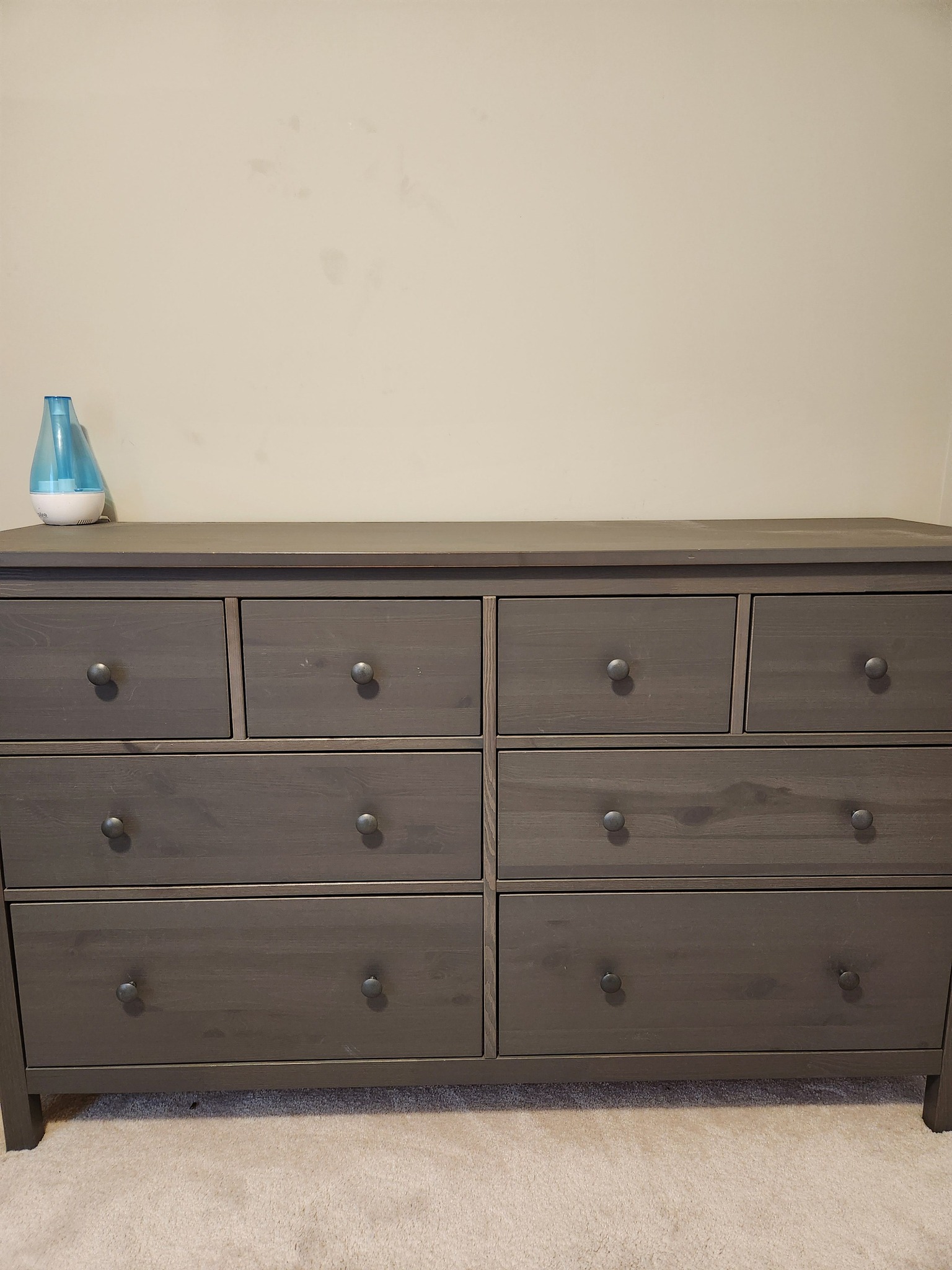 hemnes 8 drawer dresser grey Ikea 8-drawer in dark gray for pickup in Elkridge Timeless Fashion Piece