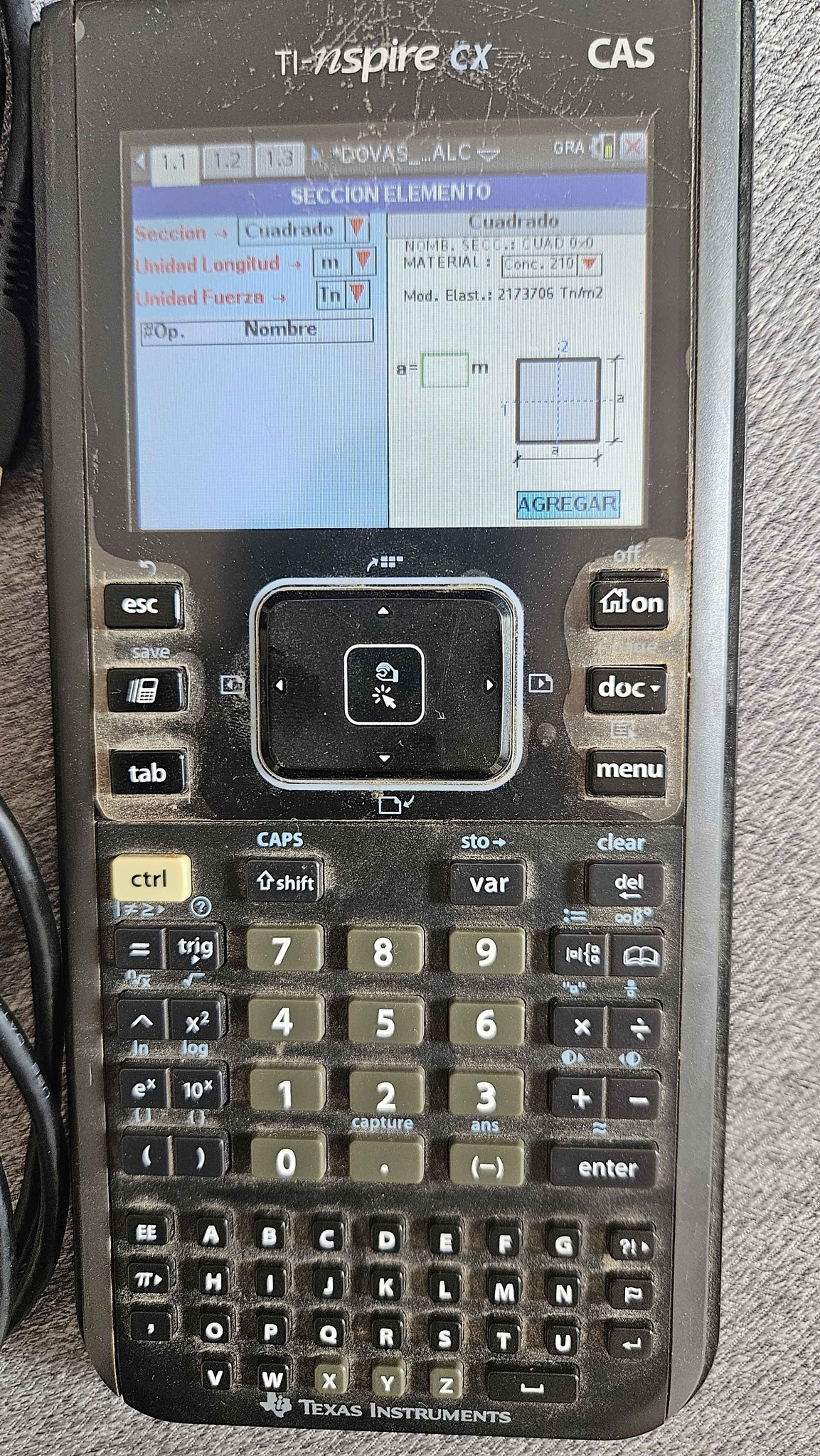 Calculadora Texas Instruments TI-nspire CX CAS - Networking & Servers ...
