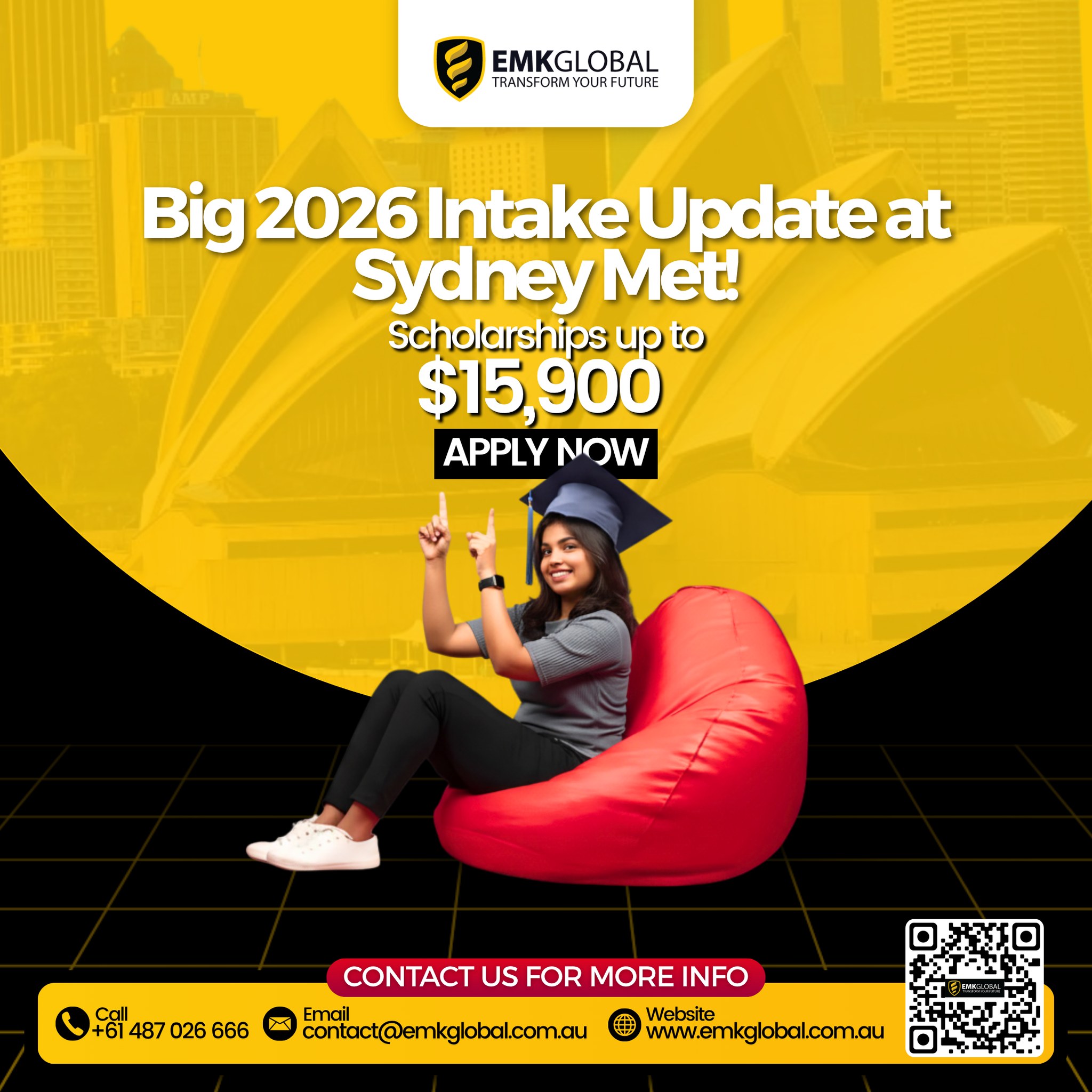 EMK - Big 2026 Intake Update at Sydney Met! 🚀 Ready to take the next ...