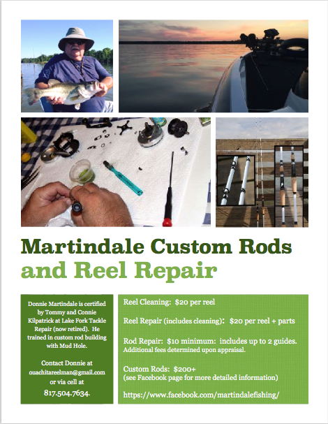 Martindale Custom Rods and Reel Repair | Azle TX