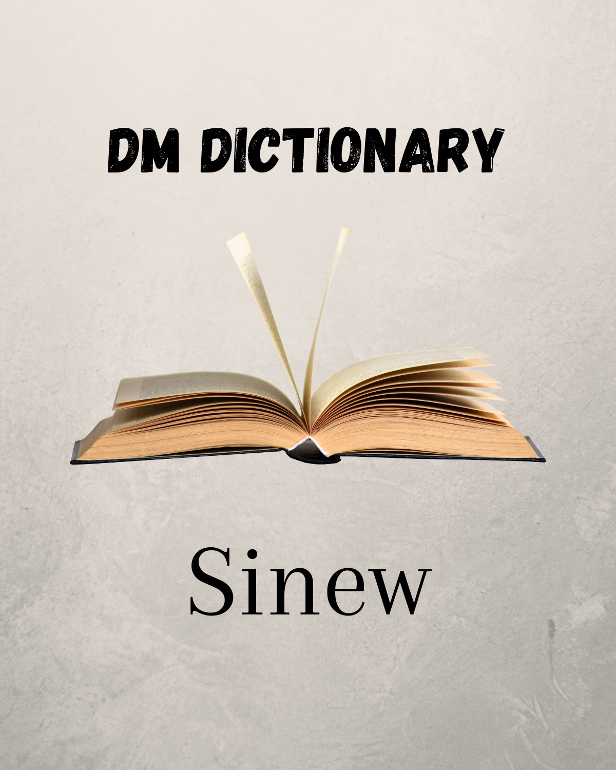 DND Archivists - DM Dictionary: a list of words that are...