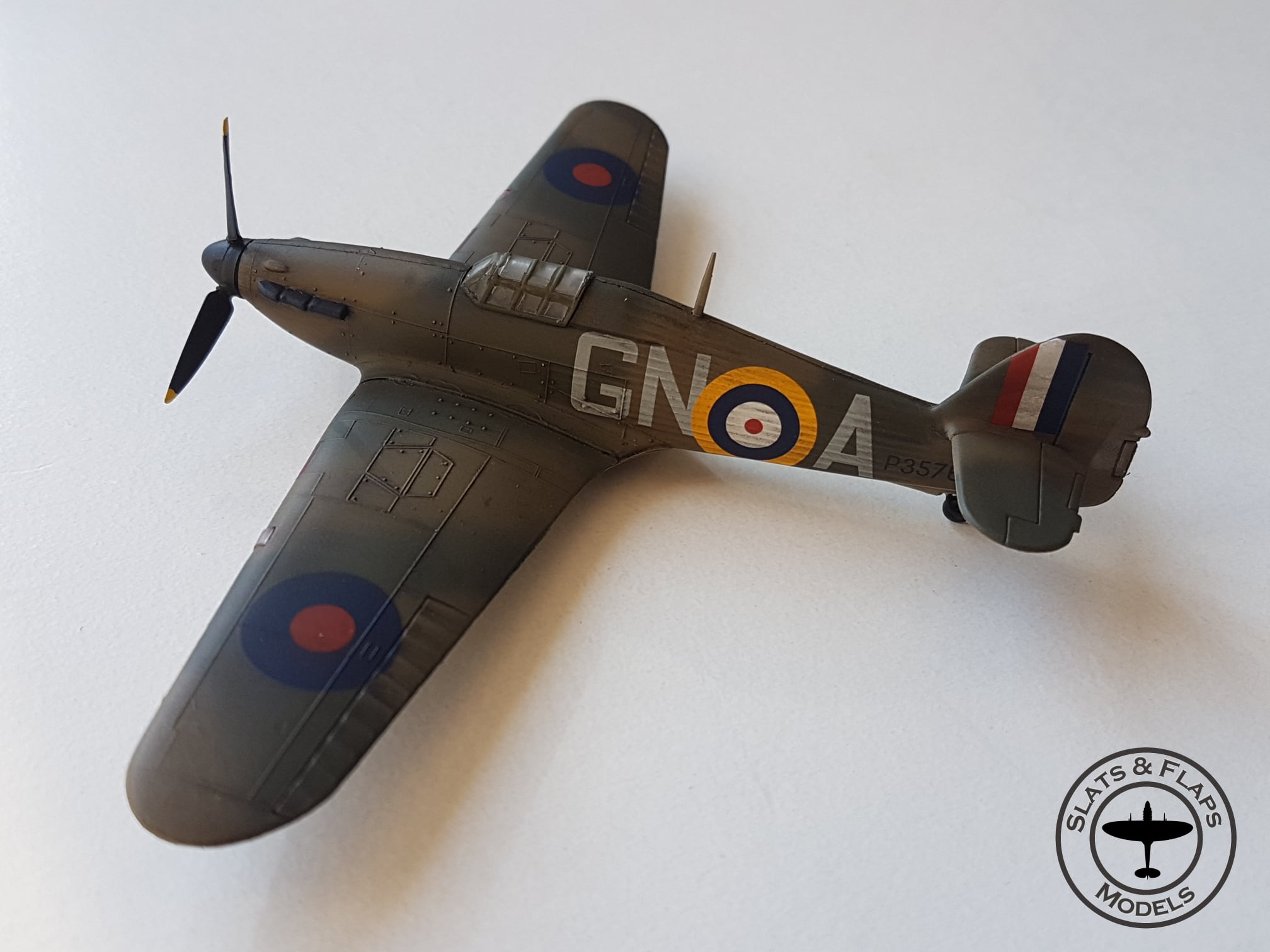 Slats & Flaps Models - Airfix 1:72 Hurricane Mk.I, used as a test build ...