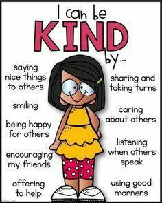 #ปลูกฝัง I can be kind by ............... - English Teaching