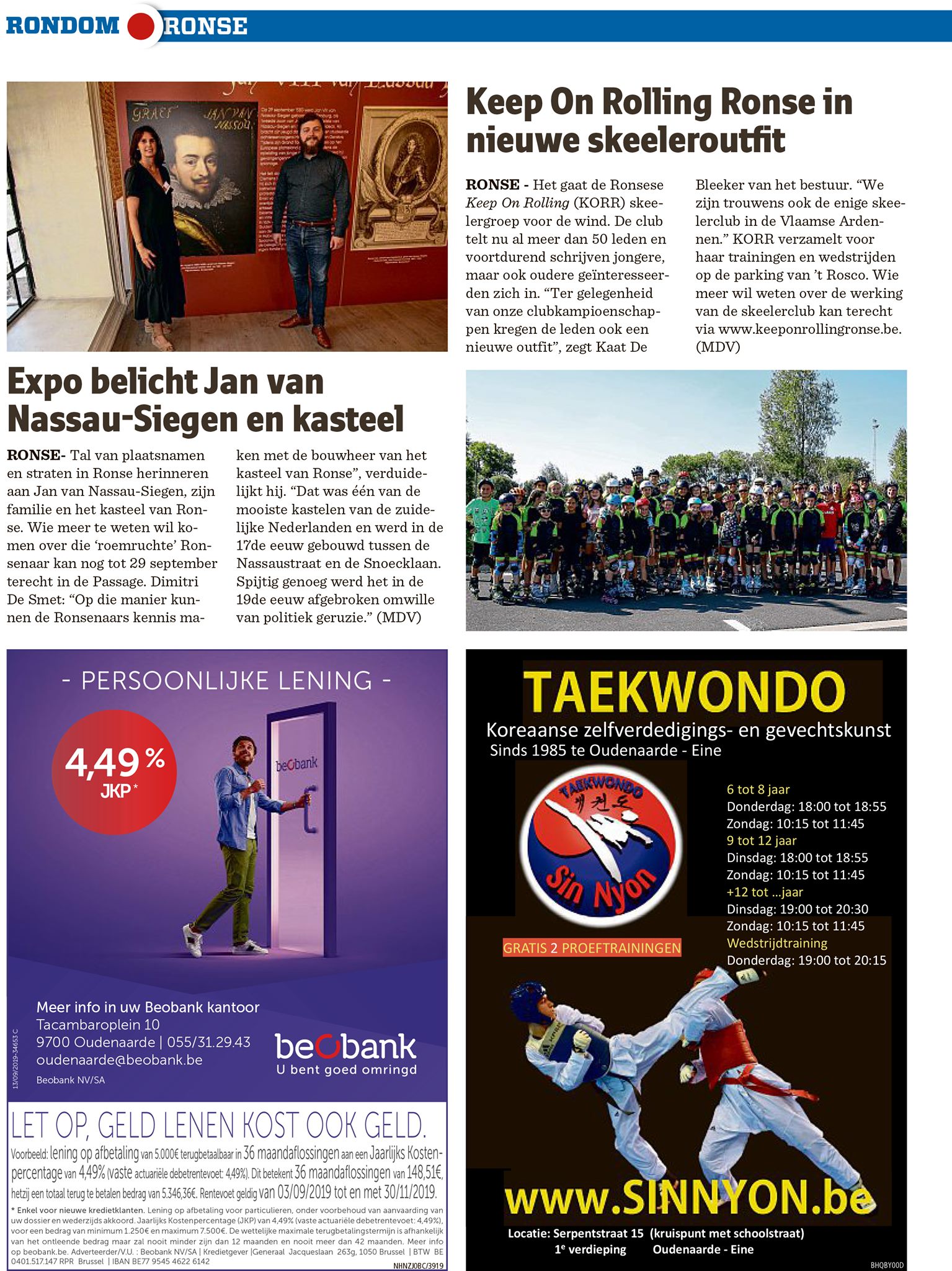 Wie deze week Rondom Vlaamse Ardennen... - De Passage Ronse | Facebook
