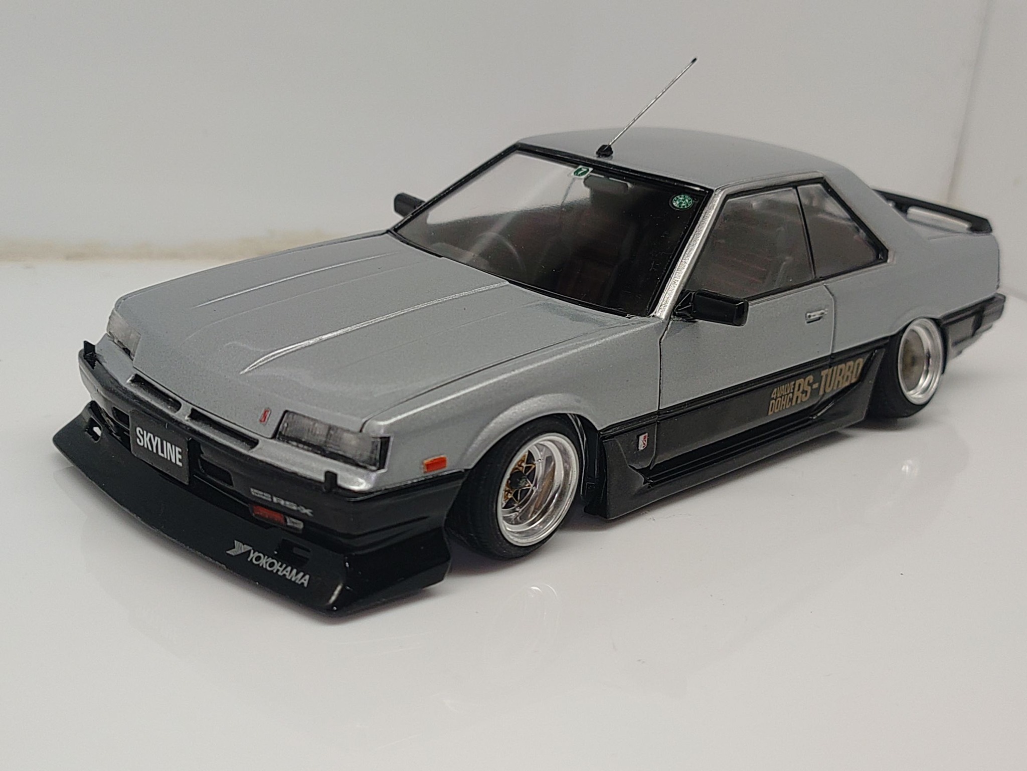 アオシマ 1/24 DR30 スカイラインRS-X 完成しました。ボディカラーは