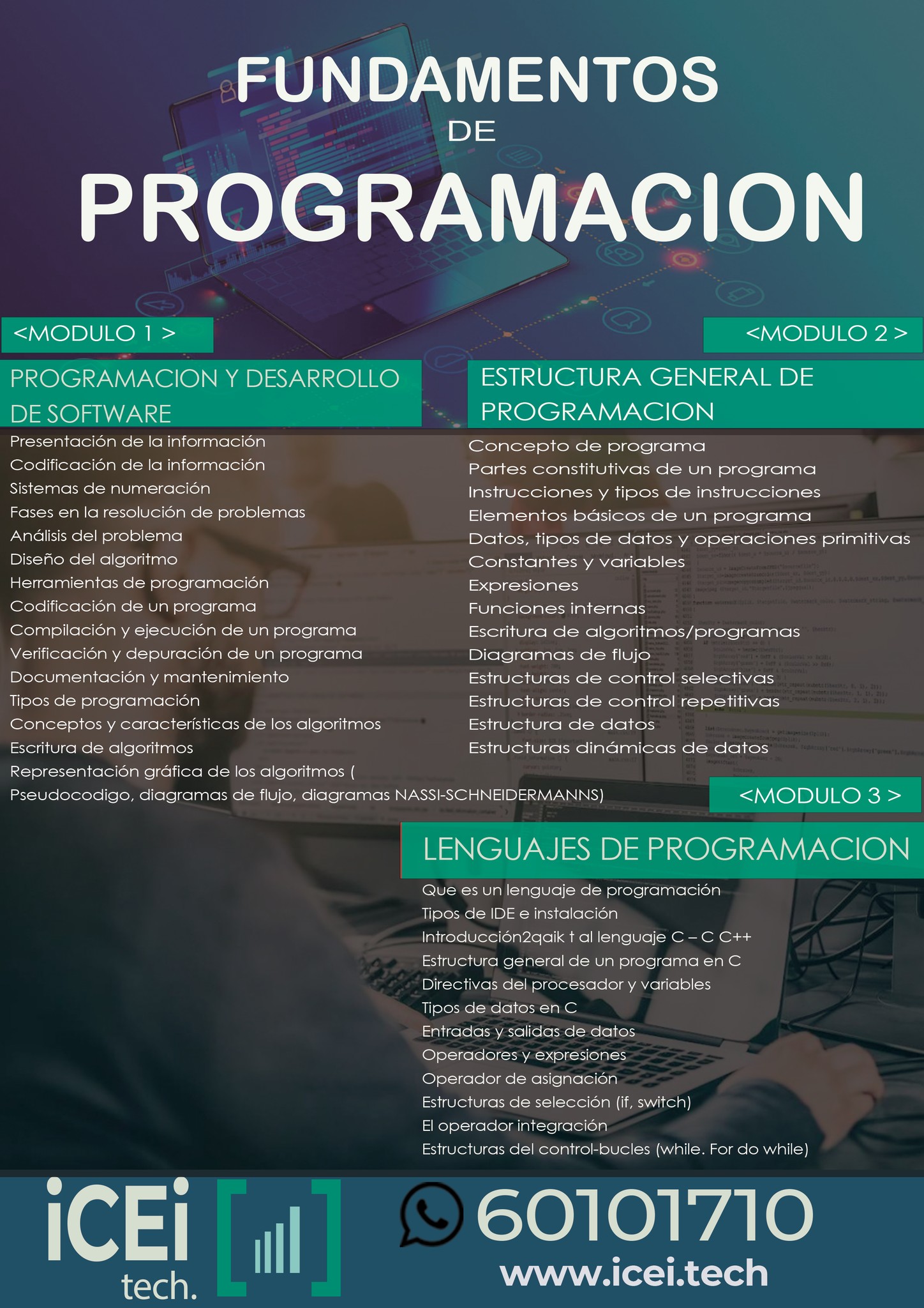ICEI TECH SRL - 💻 FUNDAMENTOS DE PROGRAMACIÓN 🔖 MODULO 2:... | Facebook