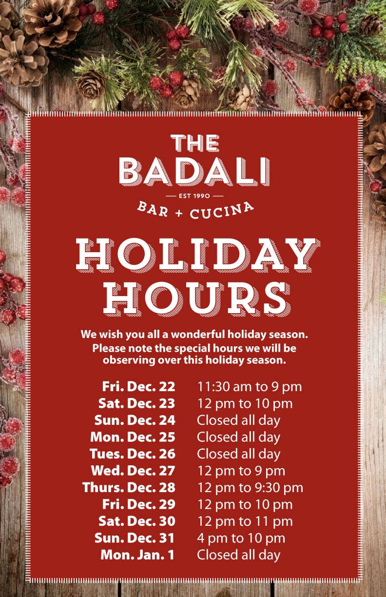 The Badali Bar and Cucina | Toronto ON