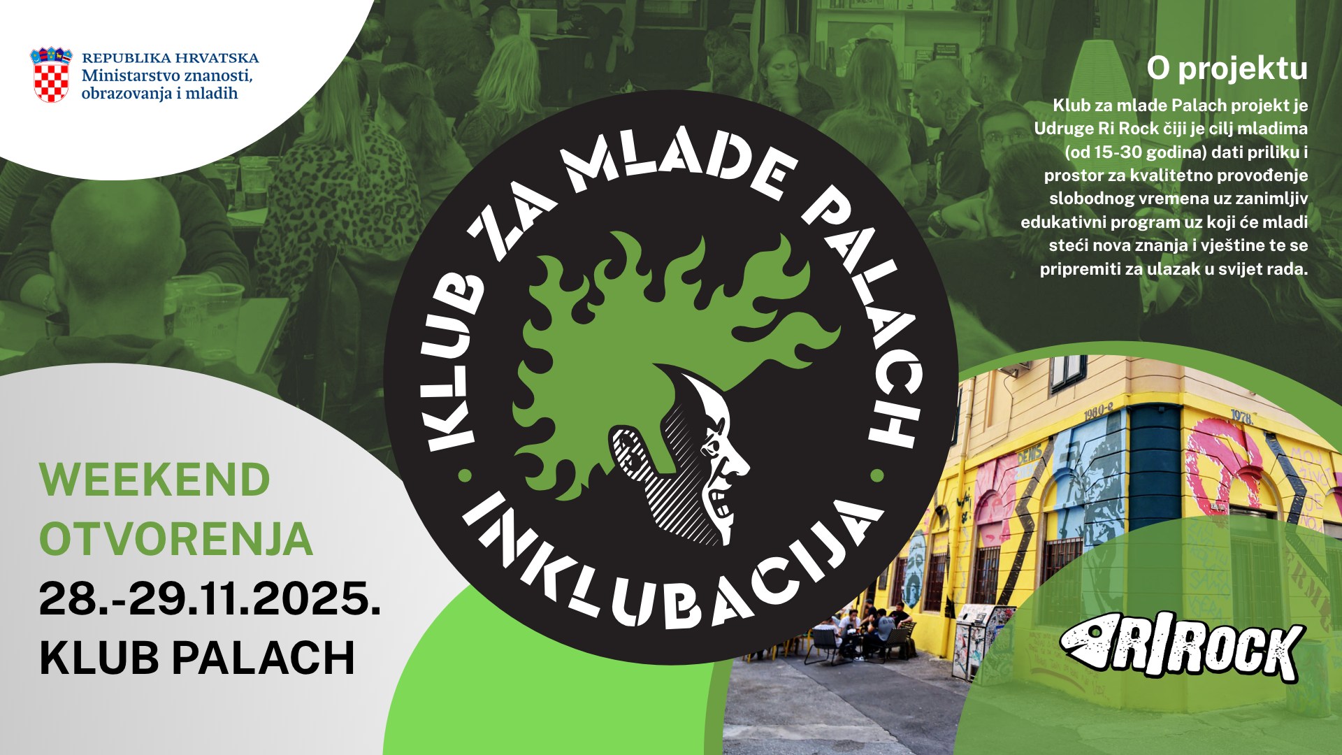 🎉 VIKEND OTVORENJA | KLUB ZA MLADE PALACH 🎉