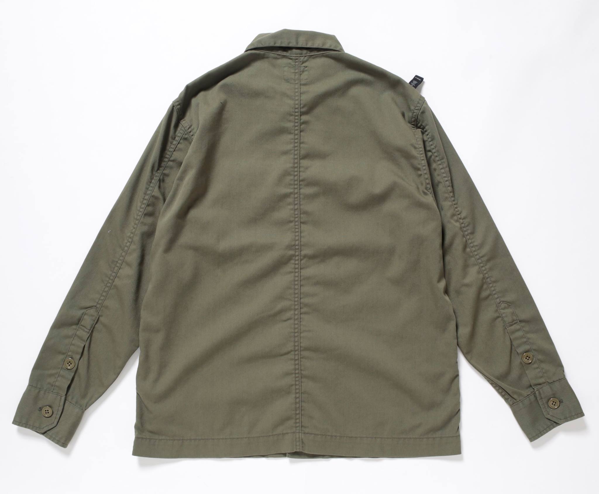 二手美品現貨上架！ WTAPS 16SS BUDS LS / SHIRT. COPO. SERGE 軍綠 