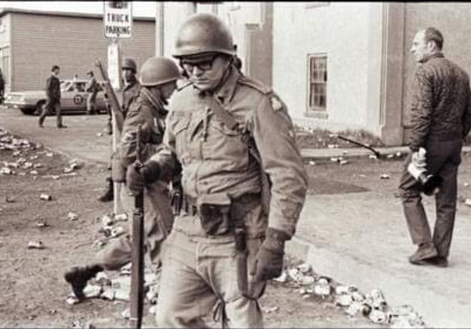 Zip to Zap riot in Zap, North Dakota, on May 10, 1969