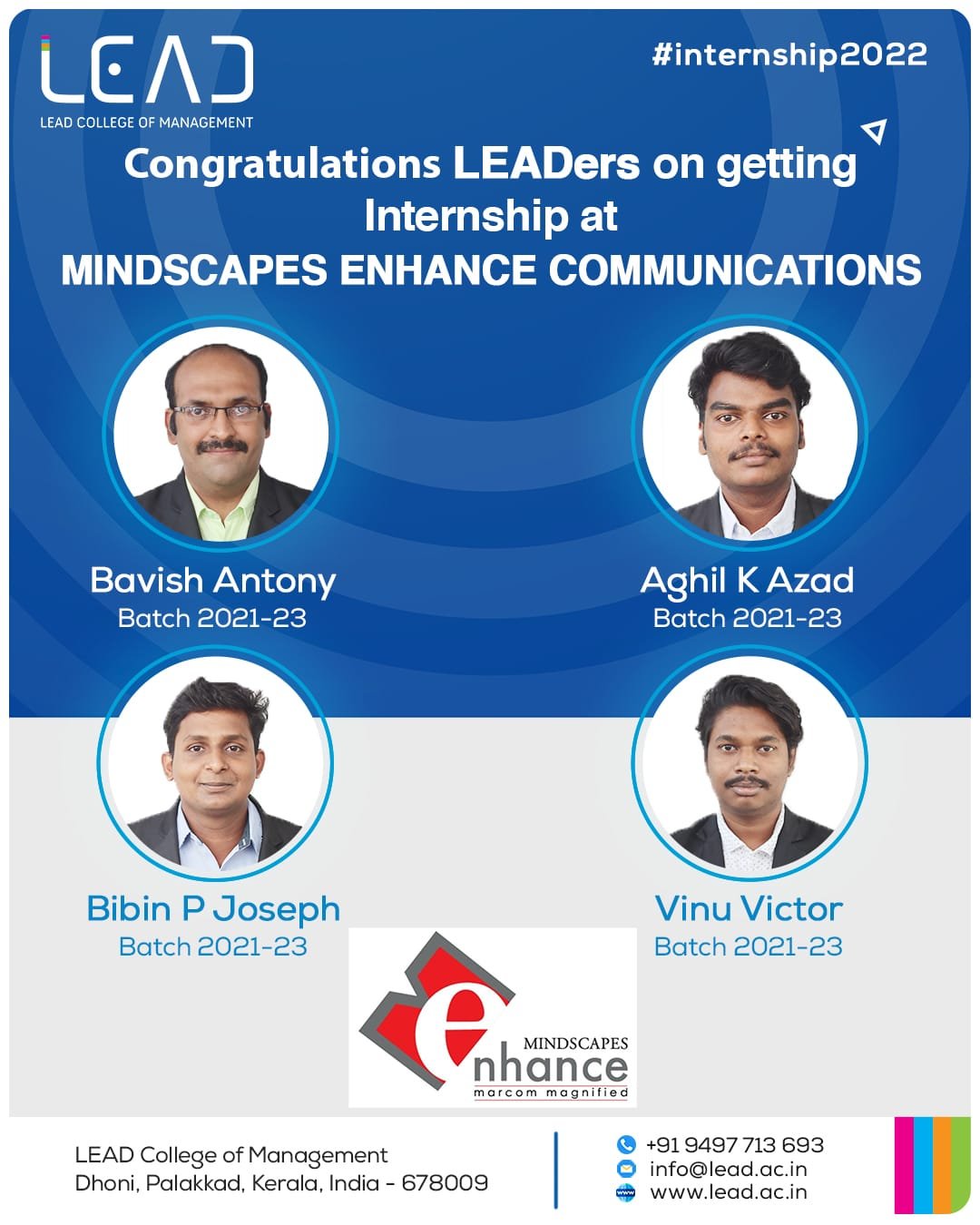 LEAD congratulates our... - LEAD College of Management | Facebook