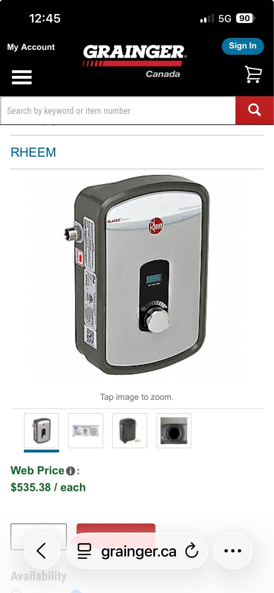 Water heater Tankless - Space Heaters - Sechelt, British Columbia ...