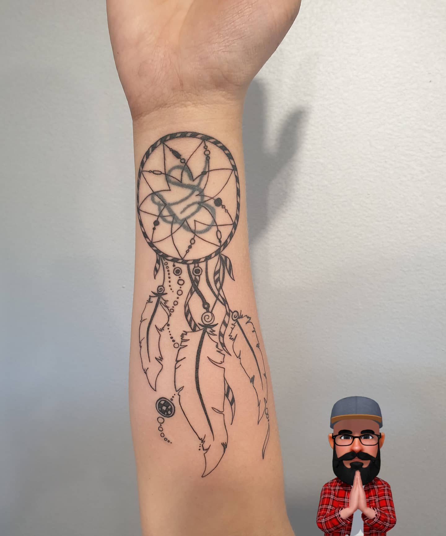 Tatouage Attrape Reve Avec Initiale