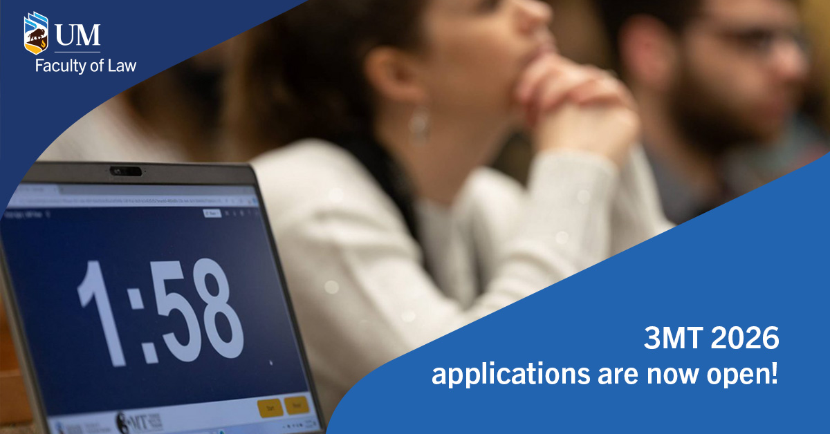 Robson - 3MT© 2026 applications are now open! Applications are now open ...