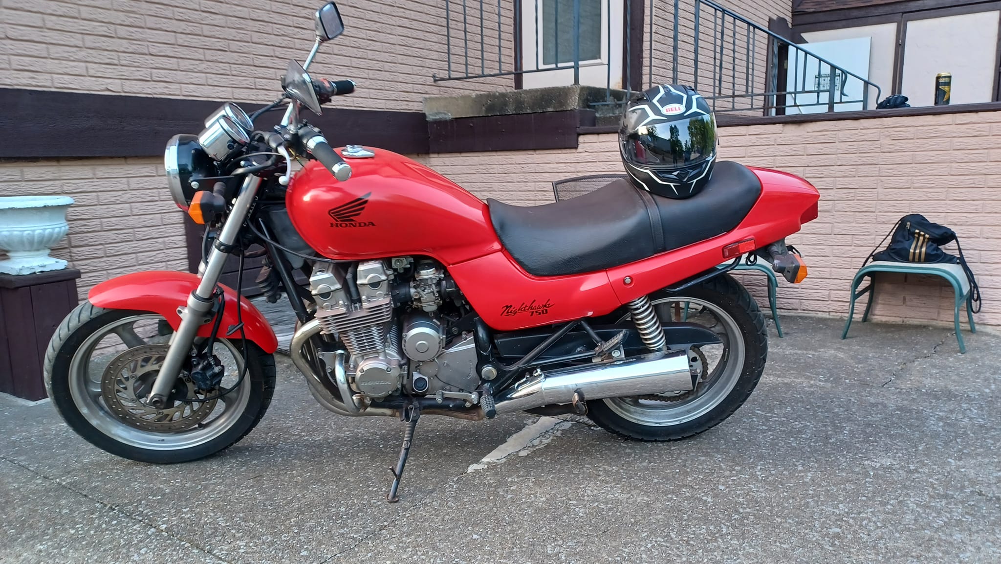 First Time Motorcycle Owner Shares New Nighthawk 750 Bike