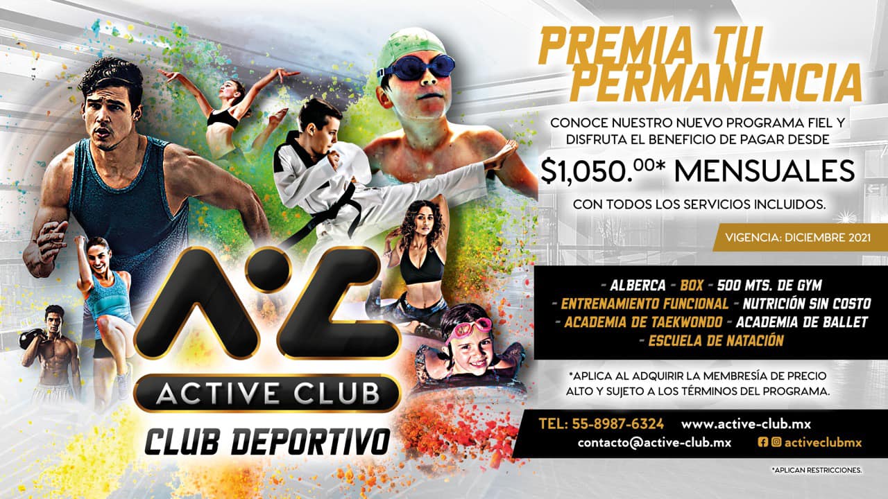 Active Club - ¡En Active Club te queremos consentir!...