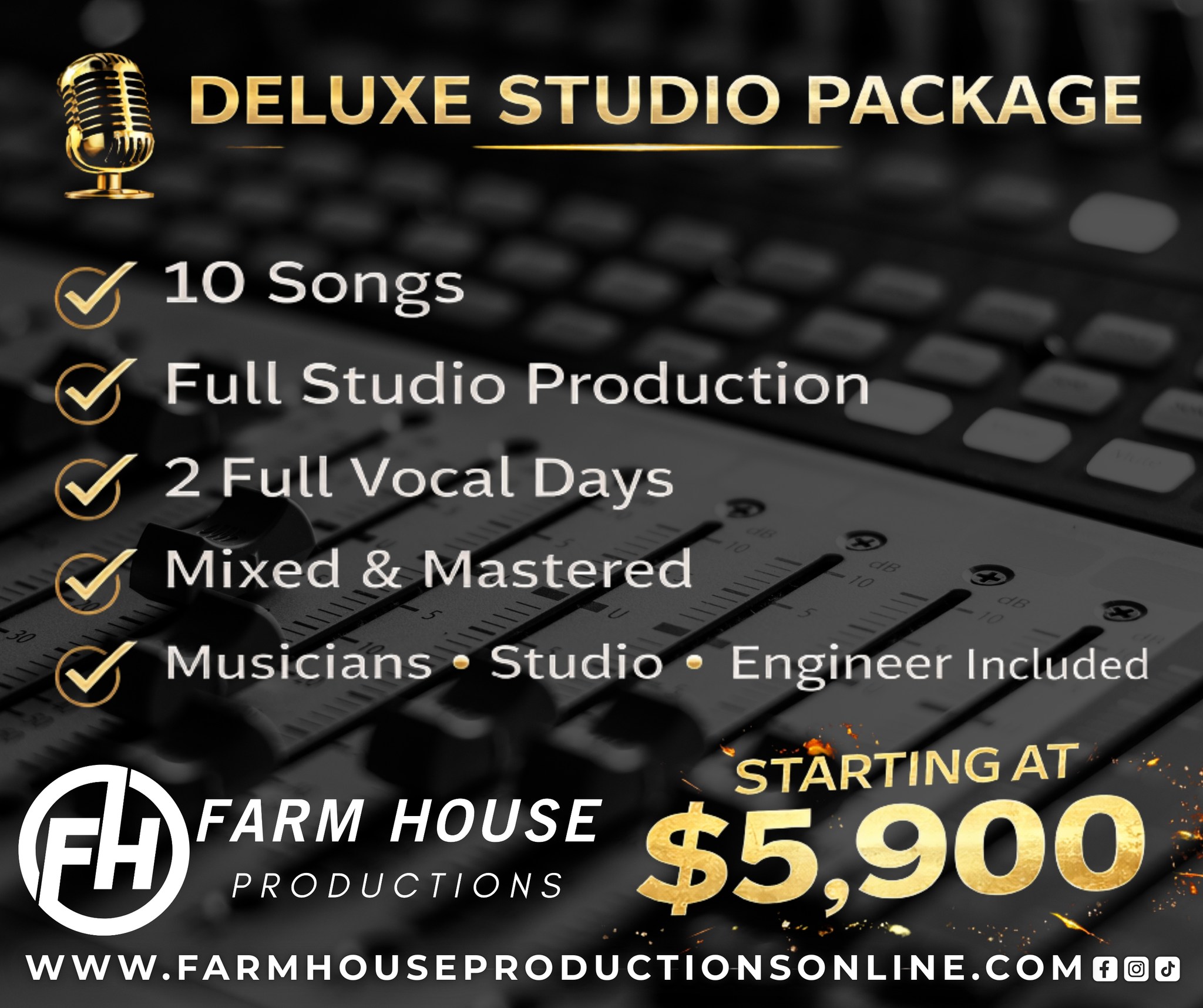 Farm - 🎙️ DELUXE STUDIO PACKAGE 🎙️ Presented by Farm House Productions ...