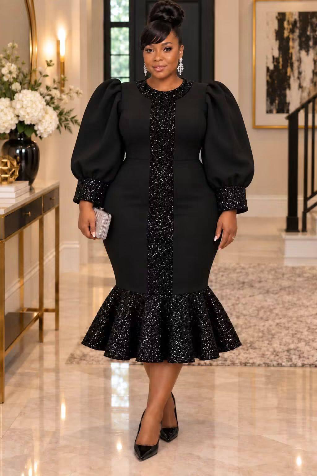 dresses for heavy ladies Who wants plus size in 1XL-3XL? prioritizing ease without sacrificing