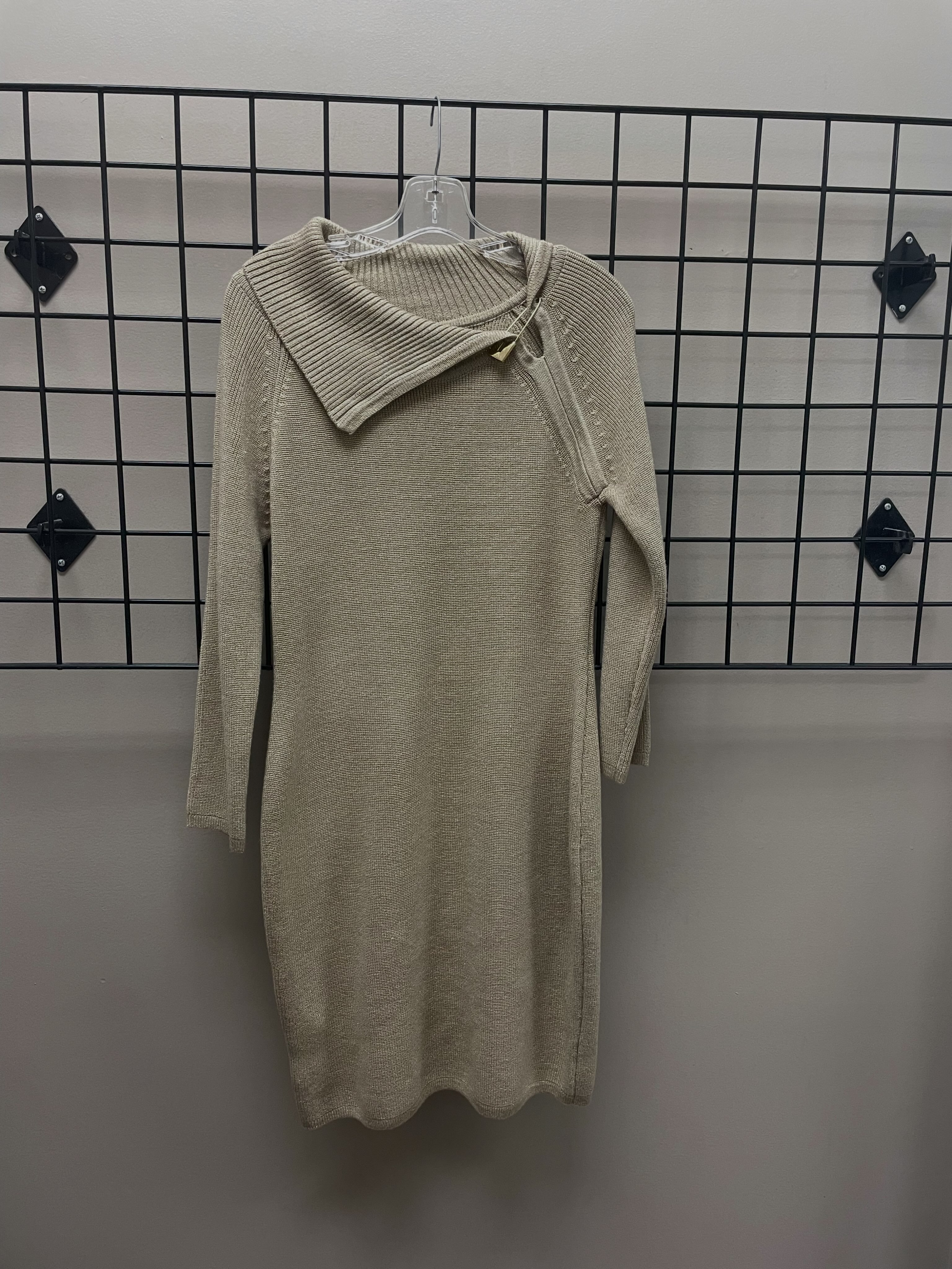 grey calvin klein sweater dress dress- large no-returns:2026-08-11_2028-09-30