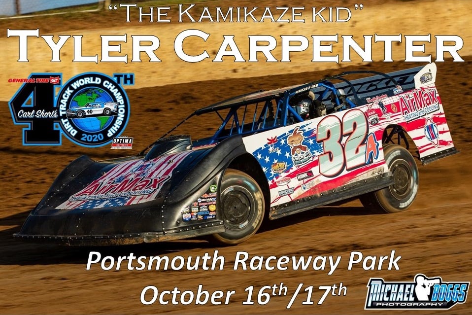 Tyler Carpenter Will Drive The Airmax 357 S World Of Dirt Facebook