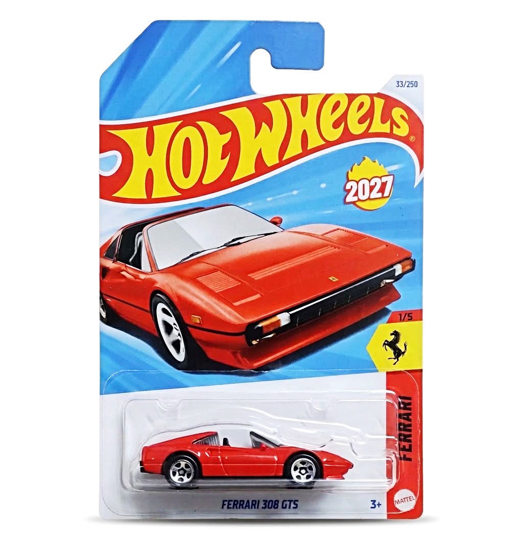 Hot Wheels Ferrari 308 GTS 2027 A' Case Die-Cast Model