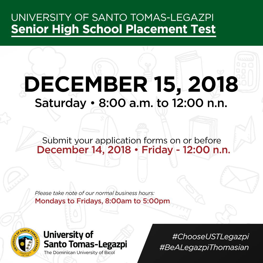Did you miss the... - University of Santo Tomas-Legazpi | Facebook