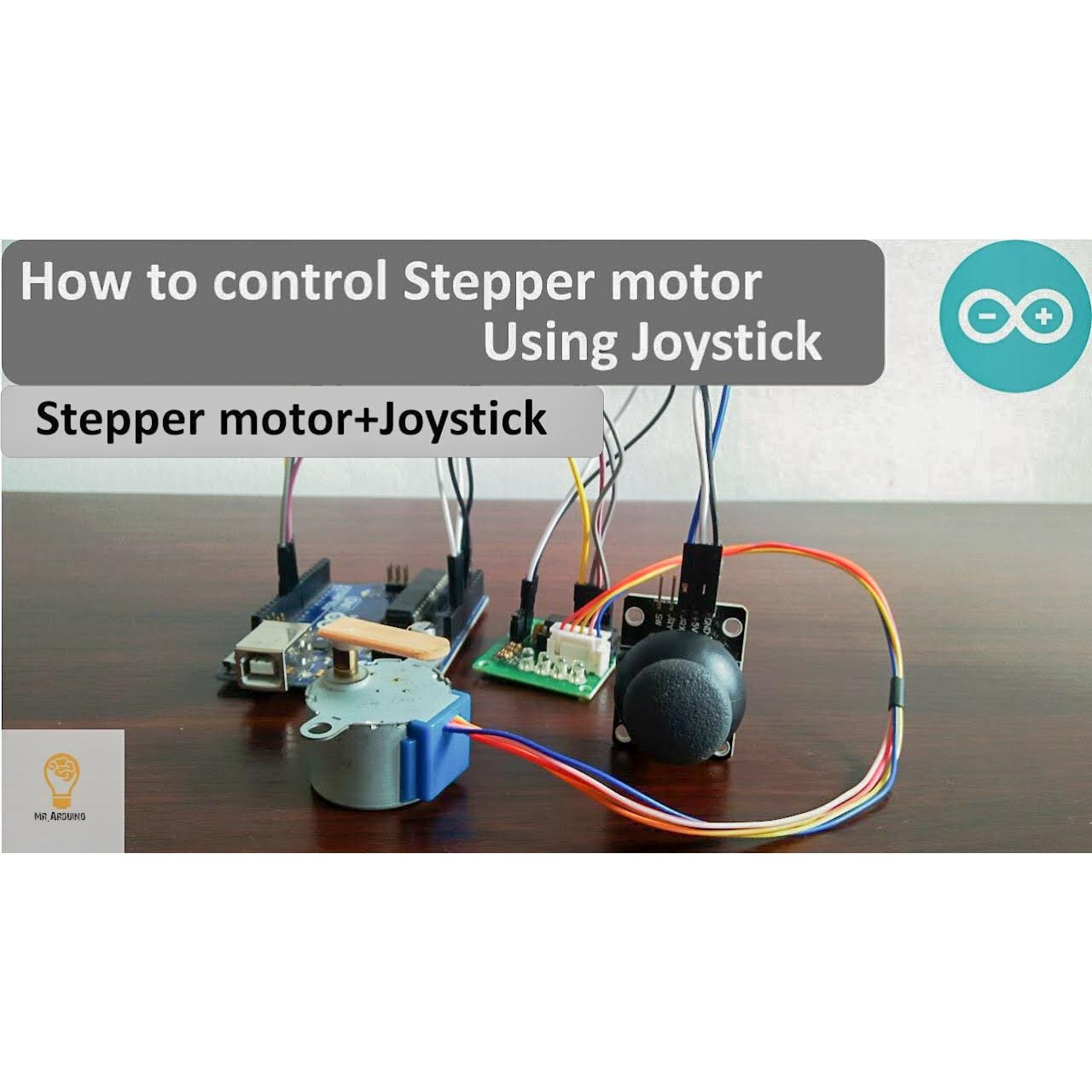 Mr.arduino - How to control Stepper motor(28BYJ-48) using a joystick ...