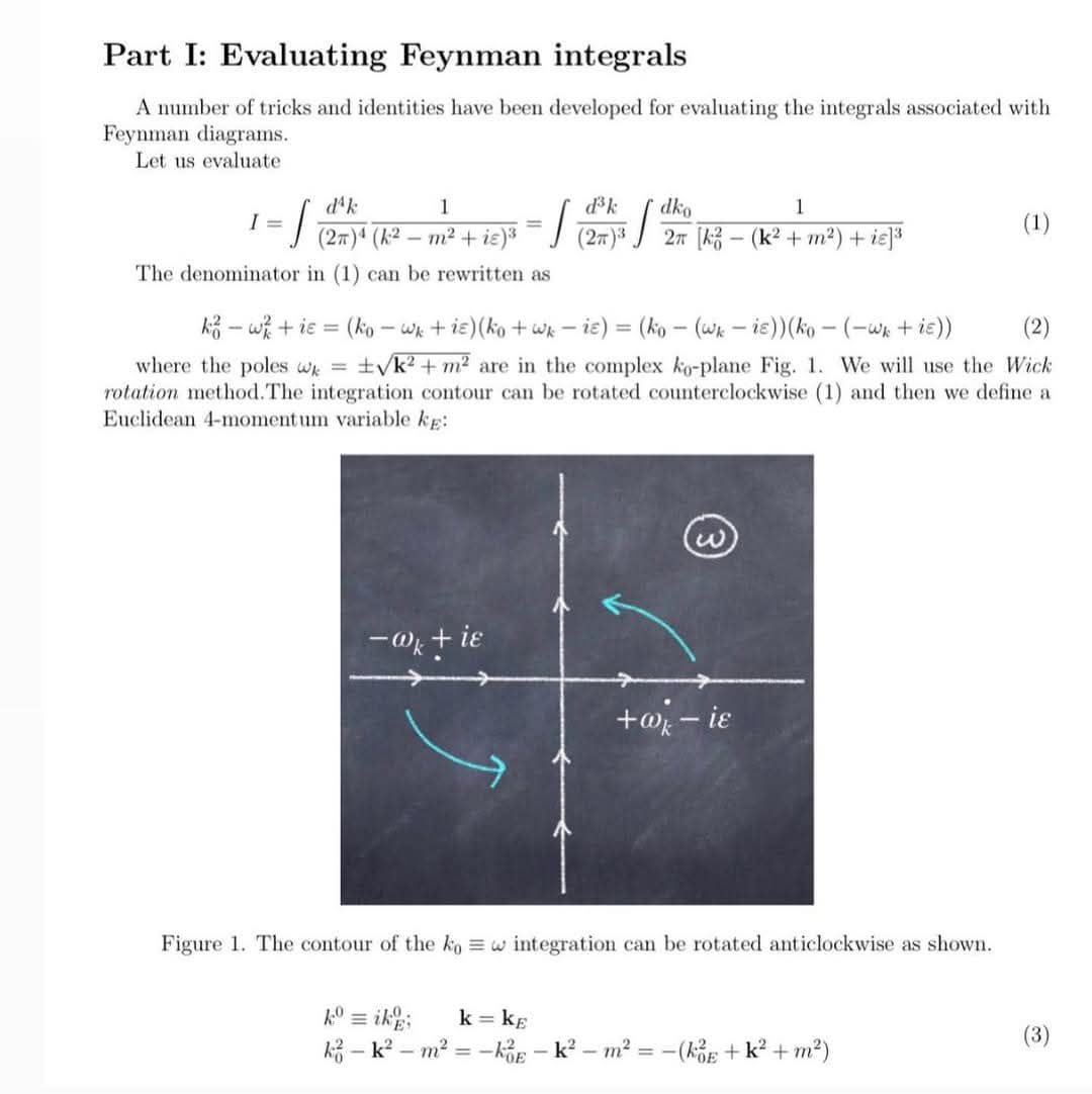 Differential geometry & Tensor analysis | Feynman propagator ...