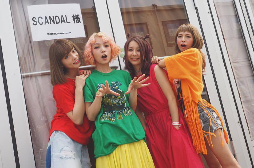 SCANDAL - SCANDALの夏フェス始まりましたー!! 来週はRISING SUN ROCK