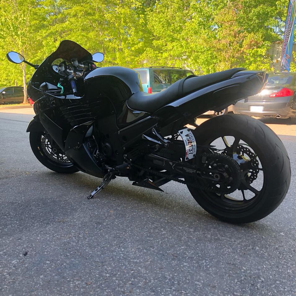 2007 MURDERED out ZX 14R is complete! Pretty stoked on how this