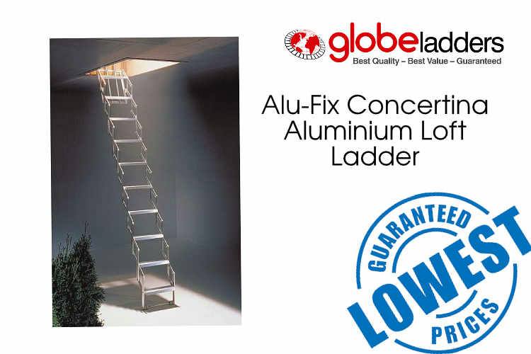 The Alu-Fix Concertina Aluminium Loft... - Globe Ladders Ltd | Facebook