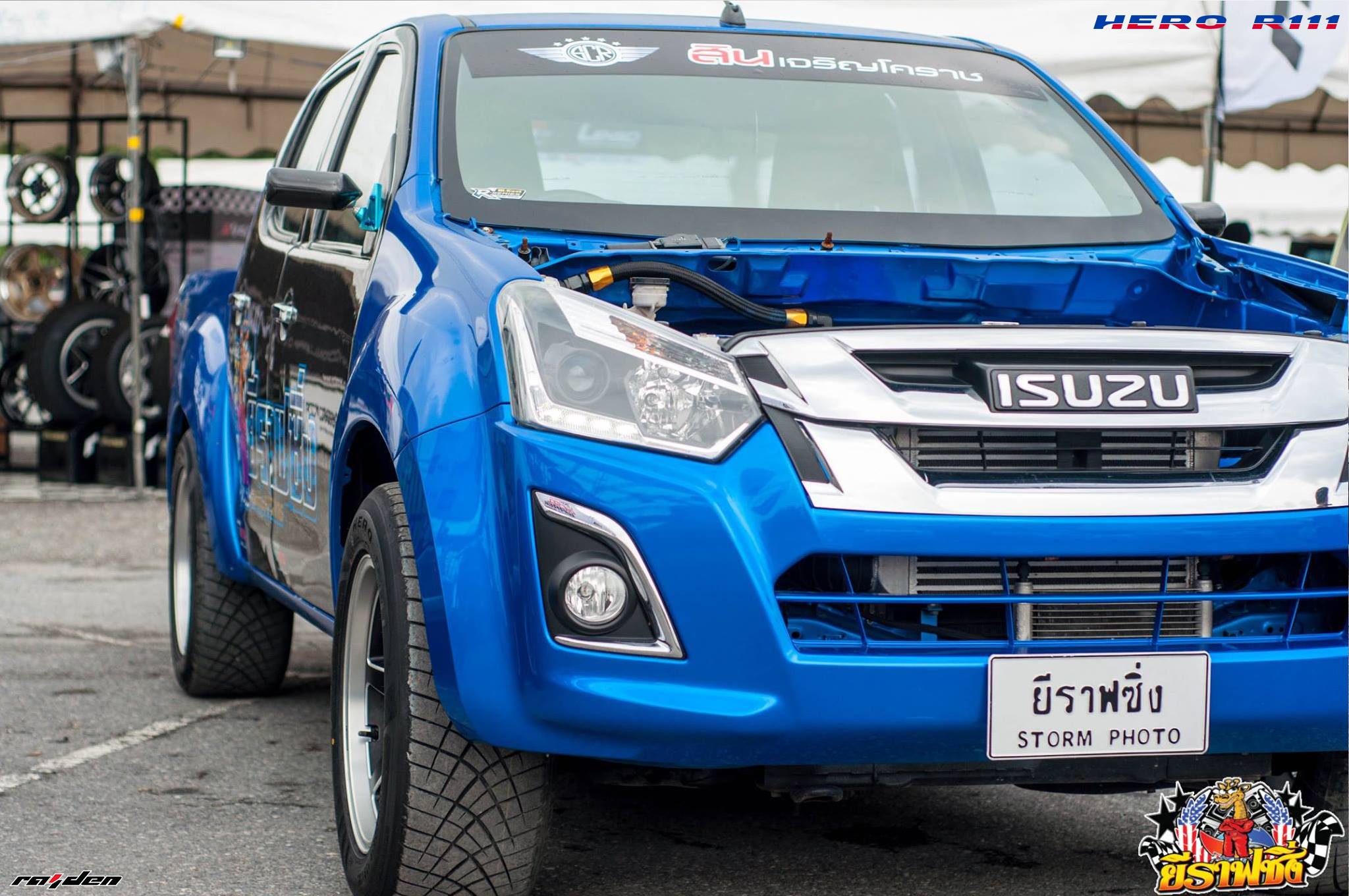 น้ำเงินพร้อมแรง แซงน้ำกระจาย ยาง... - Lenso & Raiden Tires