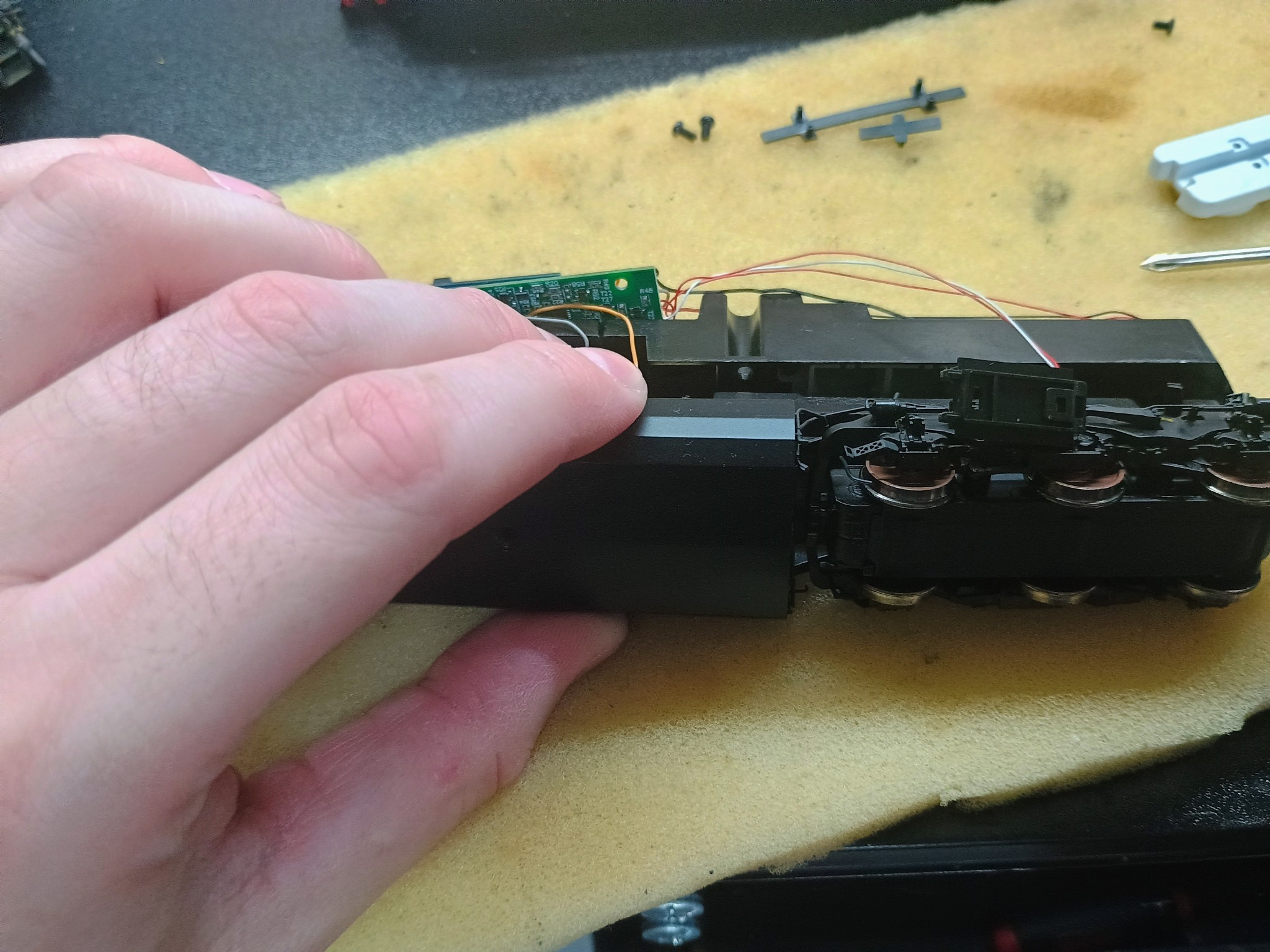 Why is my CSX ES44AC locomotive dead after firmware update to