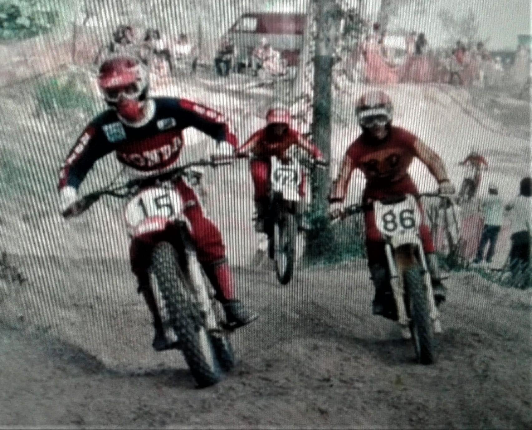 The Honda framer Brad Hurst raced at Houston in '81. (Tom Mueller