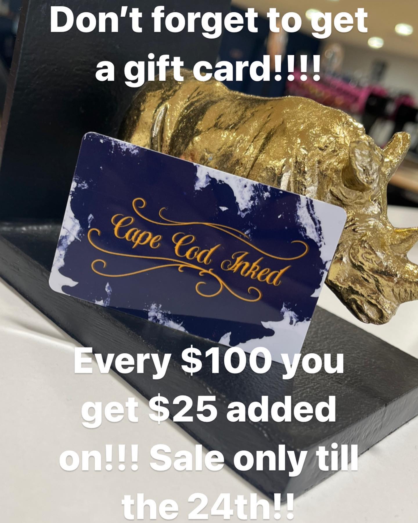 Cape Cod Inked - You can even DM for a E-gift card if you... | Facebook
