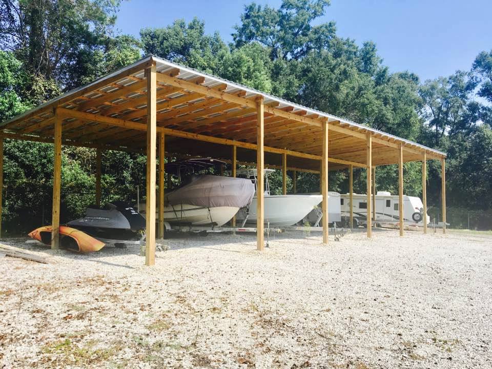 New covered spots are... - Salt Aire Boat and RV Storage