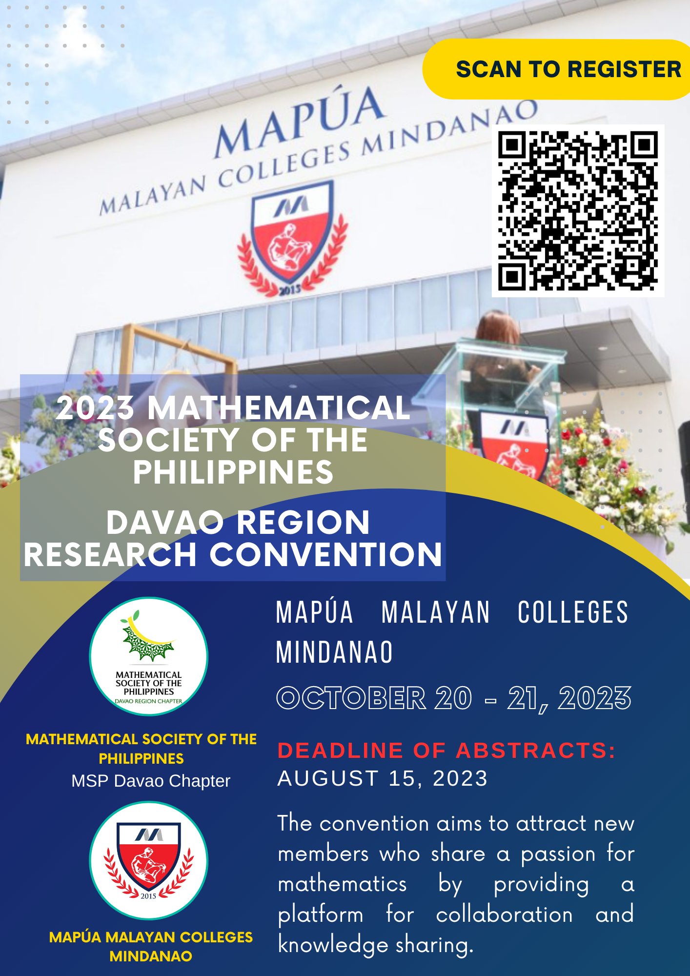 📣 Calling... - Mathematical Society of the Philippines Davao