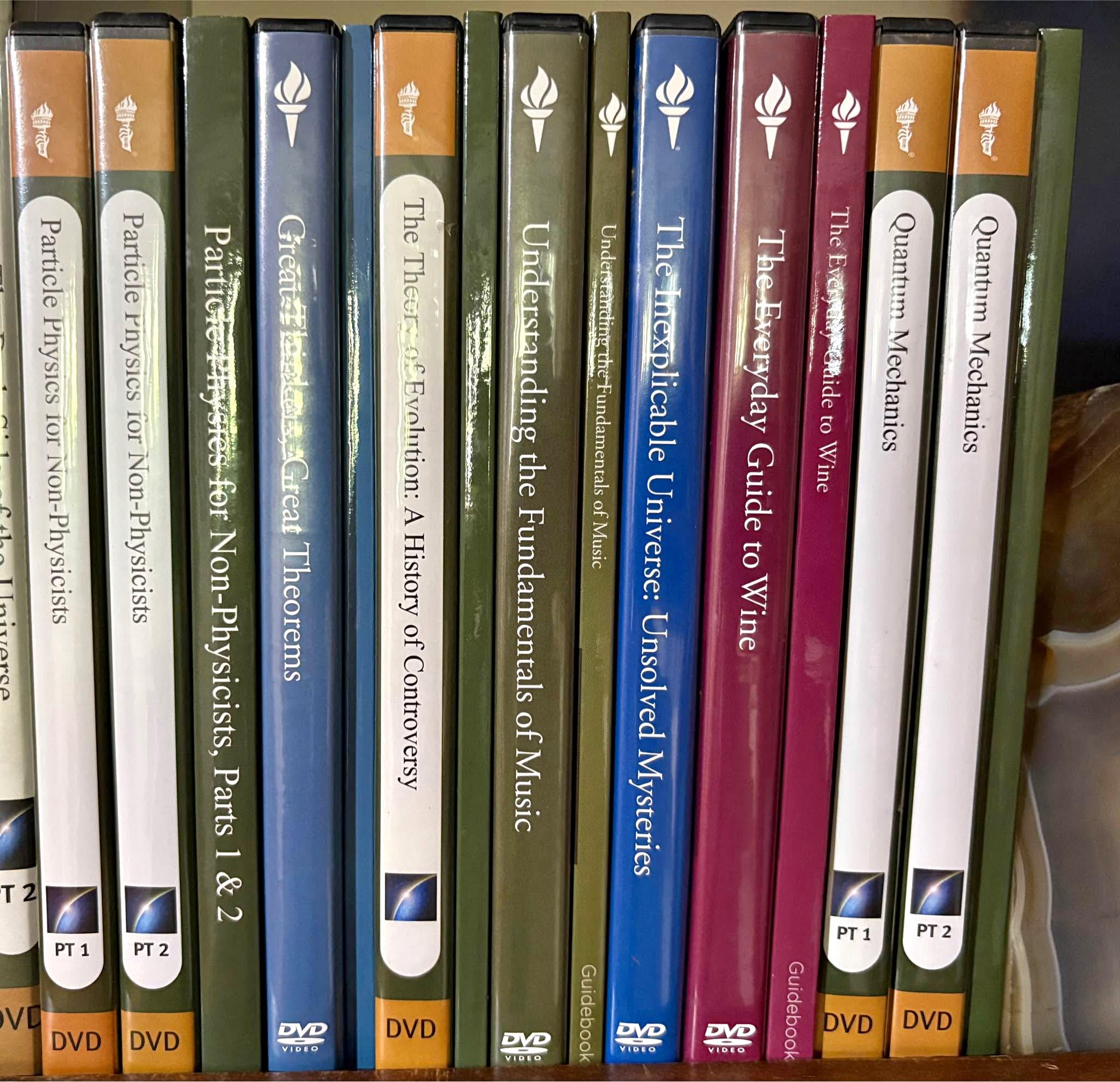The Teaching Company: Great Courses DVD Collection Set 12 Full Courses ...