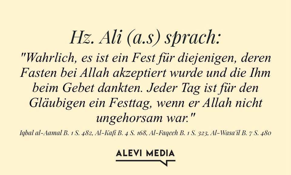 Bayram Bei Aleviten Sicherlich Alevi Media Koran