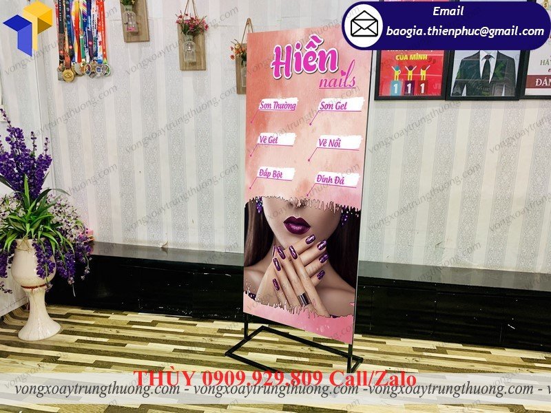 Xưởng Đóng Standee Chân Sắt 2 Mặt - XƯỞNG SẢN XUẤT STANDY HAI MẶT ỐP ...