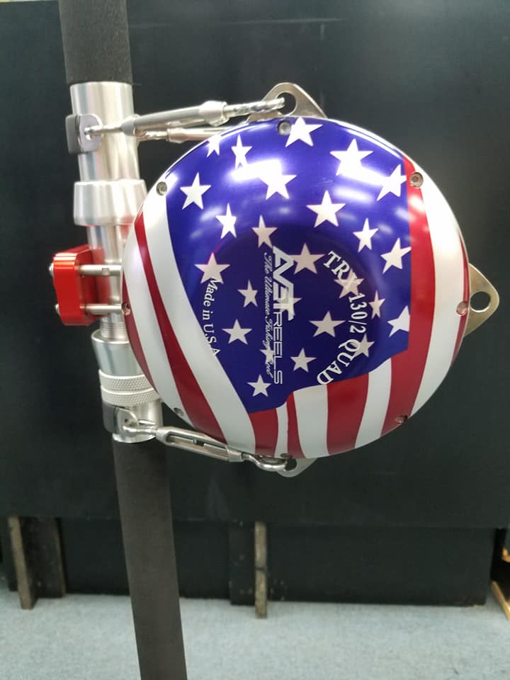 avet american flag reel Cover new Tsunami SaltX II Armour Tech (AT) Reels  The most patriotic fishing