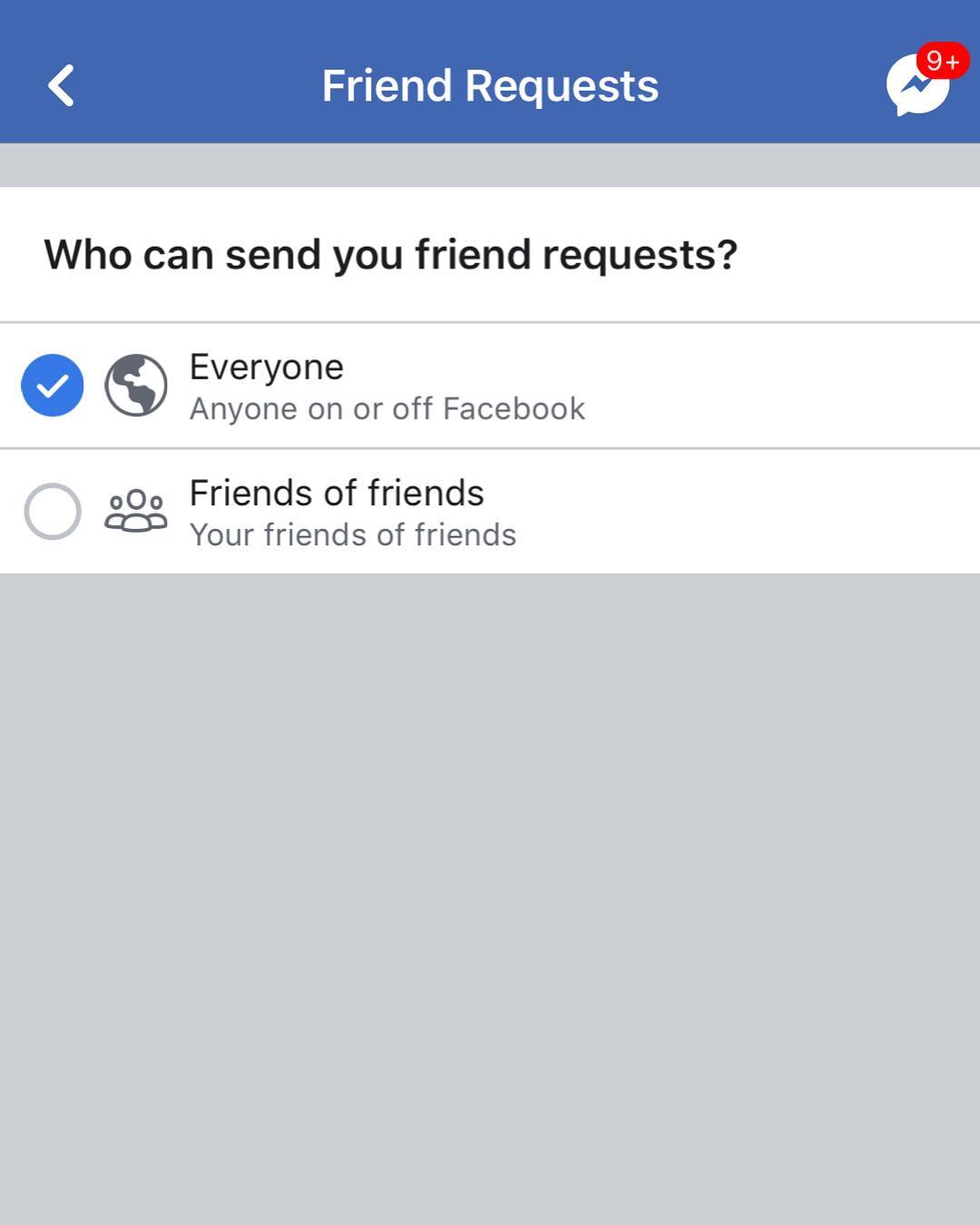 Vivi Gaming I Figured Out Why Certain People Can T Add Me On Facebook I Changed The Setting To Allow All Friend Requests Instead Of Friends Of Friends Be My Friend You Ll