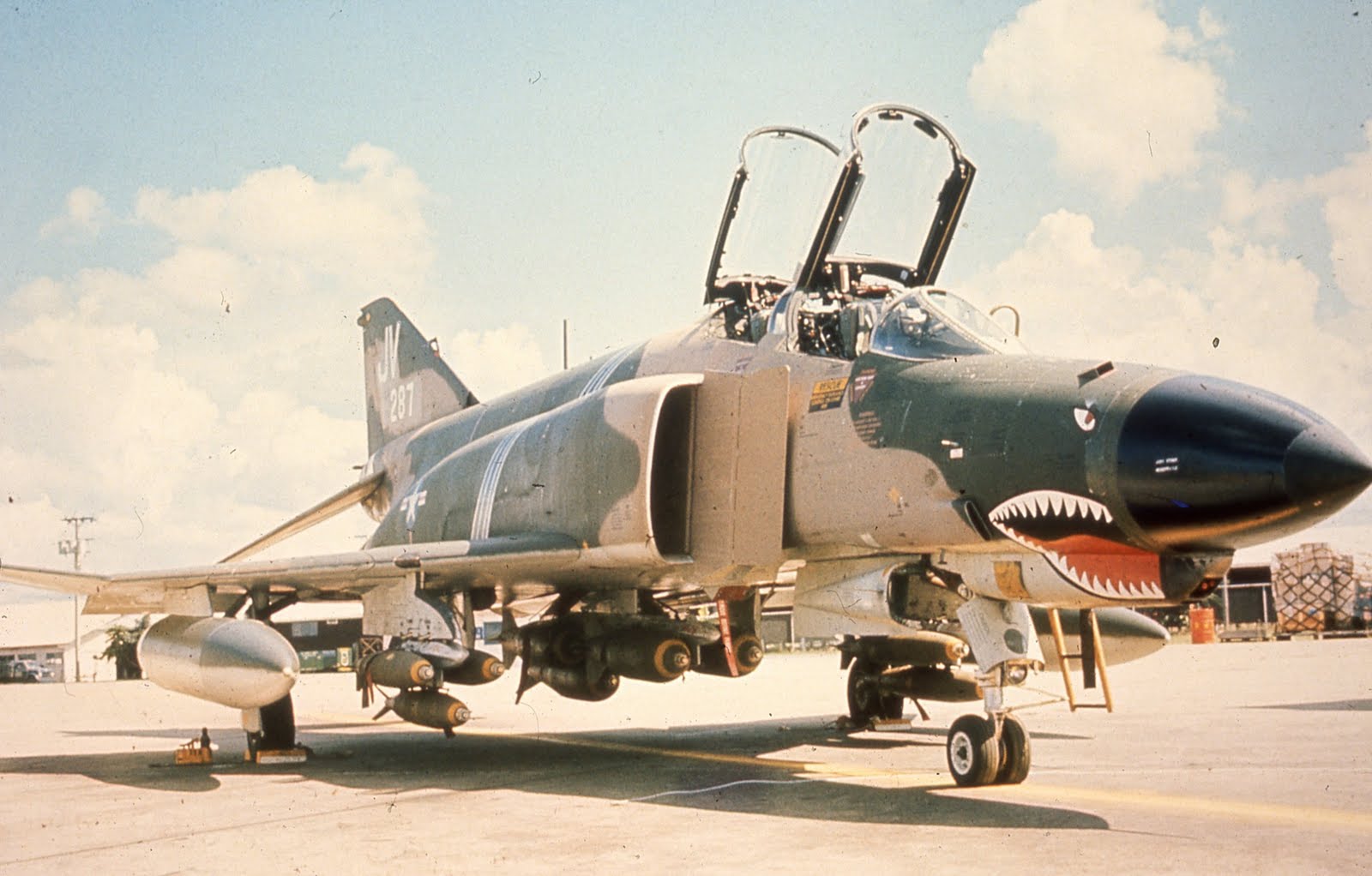 The Aviation - McDonnell Douglas F-4 Phantom II a two-seat, twin-engine ...