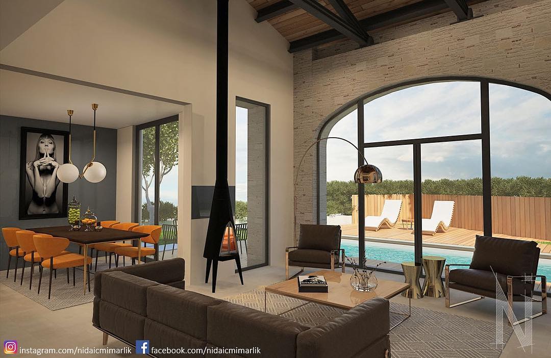 Nida İçMimarlık - 🧡⚜️🧡 ‘Köprülü Ev’ İç Mimari Tasarım/Interior Design ...