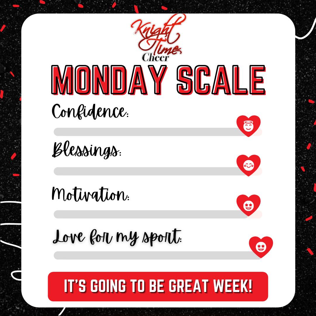 The Monday Scale looks pretty good to... - Knight Time Cheer | Facebook