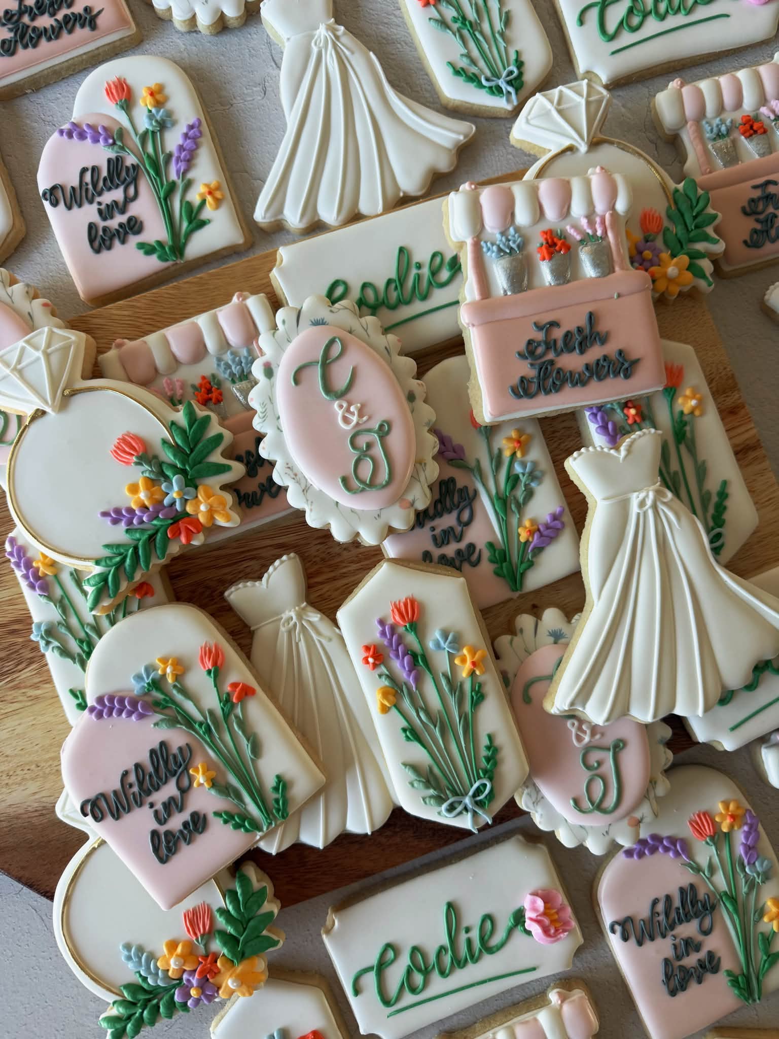 bridal shower dress cookies Wildflower themed for Codie's shower! Still not over the flower cart design! 🌼🌸🪻 lace bodice design sexy homecoming dress Zapaka Women Black Blazer Size:Large/16-16.5 Neck/34-35 Sleeve