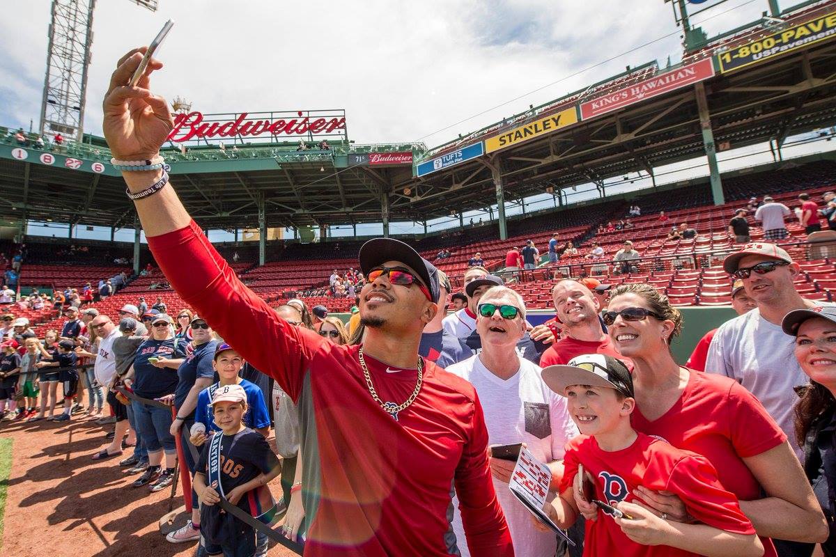 Yesterday was On-field Photo Day at Fenway Park! If you missed the