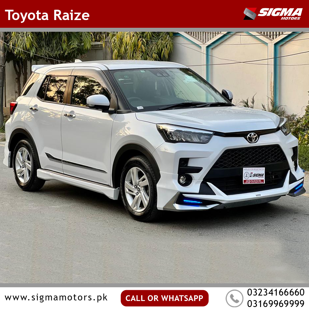 Sigma Motors - Toyota Raize 996CC turbocharged Model 2021...